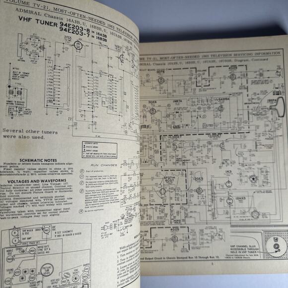 1963 Television Most Often Needed Radio Diagrams & Servicing Information - Picture 8 of 9